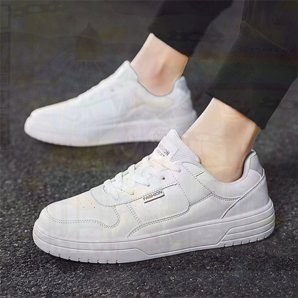 Streetwear Brand Design Ideas - With Ties PU Leather Shoes 41