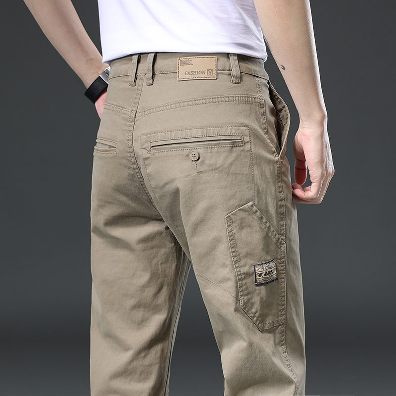 Streetwear Brand Joggers - 2026 New 97% Cotton Men's Cargo