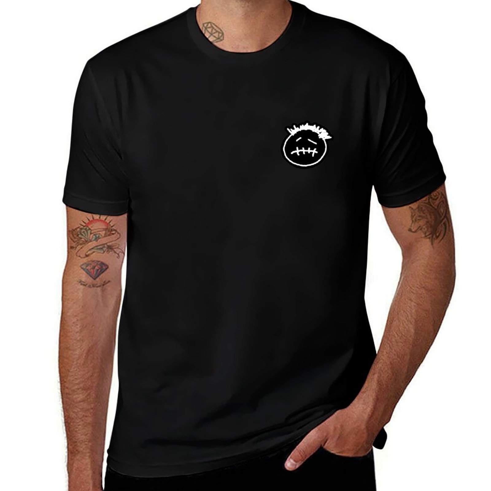 Cactus Jack Tee - Cactus Jack Face T-Shirt Casual Simple