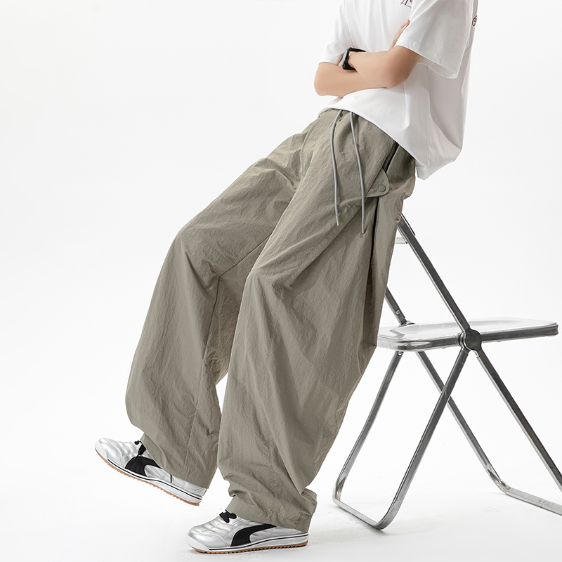 Ice Silk Joggers Pants Men Sum - огляд і ціна Streetwear Brand Joggers