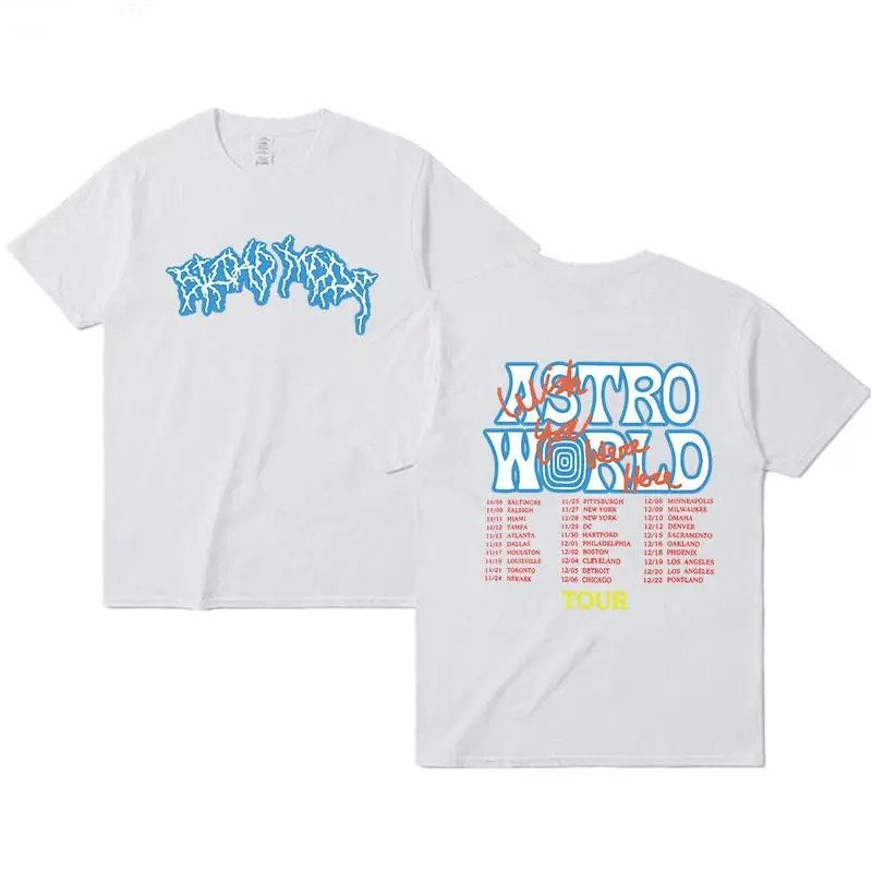 New Summer Hip Hop T Shirt Men - огляд і ціна Cactus Jack Tee
