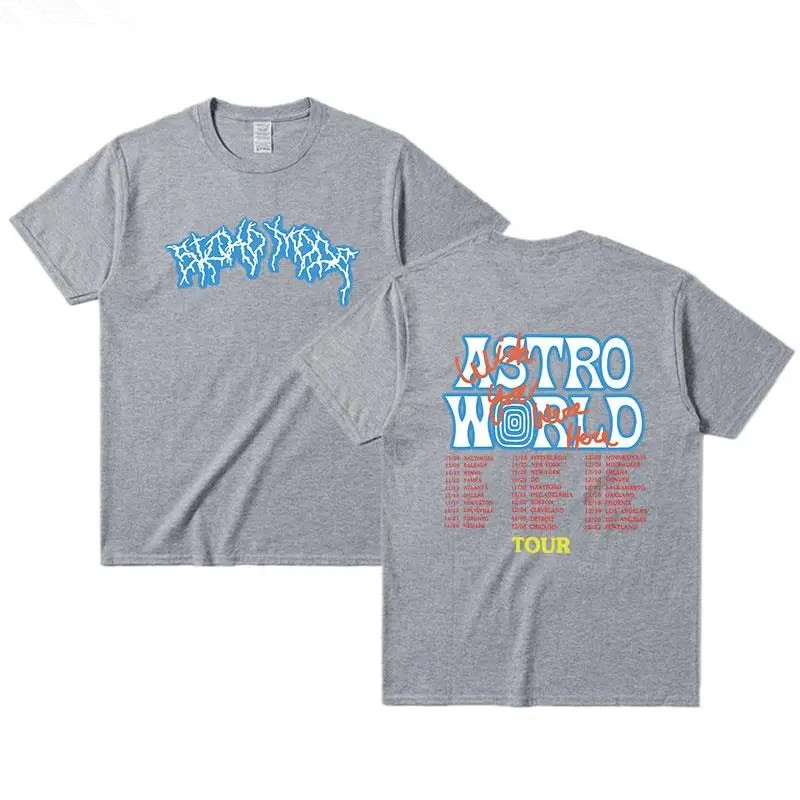 New Summer Hip Hop T Shirt Men - огляд і ціна Cactus Jack Tee